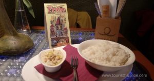 Vegetarian : Rice with Hummus