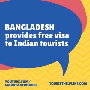 Bangladesh provides free visa to Indian tourists