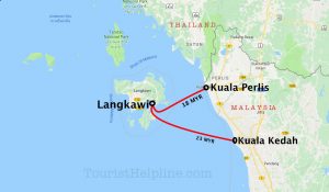 ferry map langkawi