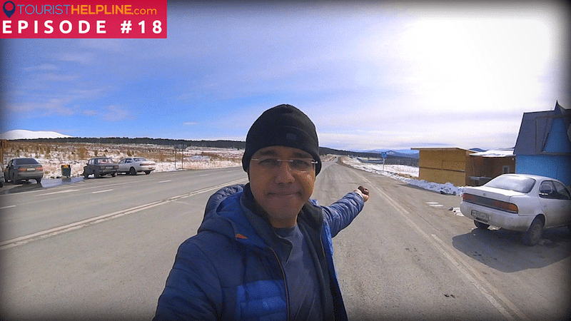 Hitchhiking on Chusky Tract, Altai Mountains